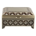 thumbnail image 4 of Caja decorativa para guardar joyas BuyWeek vintage diseño floral gran capacidad, 4 of 14