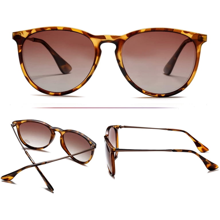 Elegant, Fashionable Leopard Brown Round Sunglasses Retro Leopard Round Sunglasses | GRISÉ NYC main image 2