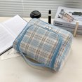 thumbnail image 2 of Bolso De Cosméticos Bolsa de cosméticos para mujer, bolsa de ducha tejida con gancho para colgar, bolsa de baño (azul cielo L) Ndcxsfigh Para Estrenar, 2 of 6