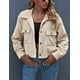 thumbnail image 2 of Chaqueta corta de pana Gihuo Fashion para mujer, 2 of 6