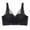 Black, variant on Padded Bras for Women Pullover Bra Feature V-Neck Molded Bra Style W-89 Black XL