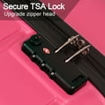 thumbnail image 4 of 28"Luggage Suitcase with TSA Lock, Hardside Carry-on Luggage with Spinner Wheels, Travel Trolley Case with Adjustable Telescoping Handle, Rose Red, 4 of 9