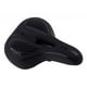 thumbnail image 4 of Sillín ancho de bicicleta acolchado de cuero PU Negro Sunnimix Reemplazo de asiento de bicicleta, 4 of 6