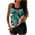 thumbnail image 1 of Traje de Baño de Dos Piezas para Mujeres Traje de Baño Conservador con Correa de Espalda Y Control Del Vientre, Conjuntos Cortos de Playa para Mujeres, 1 of 6