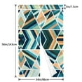 thumbnail image 3 of XMXT Japanese Noren Doorway Room Divider Curtain,Prismatic Geometry Background Restaurant Closet Door Entrance Kitchen Curtains, 34 x 56 inches, 3 of 7