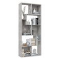 thumbnail image 2 of vidaXL Book Cabinet Concrete Grey 67x24x161 cm Engineered Wood, 2 of 5