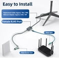 thumbnail image 3 of Satellite Replacement Cable, Ethernet Adapter Cable IP68 Water Proof Wide Signal Coverage 1200mbps  for Gen 2 Dish Antenna, 3 of 7