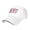 White, variant on Montclair State University Logo Sandwich Cap Unisex Classic Baseball Capunisex Adjustable Casquette Dad Hat