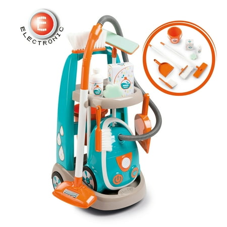 UPC: 3032163303145 | Smoby Kids Cleaning Trolley Pretend Play Toy for Ages 3+