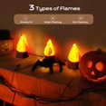 thumbnail image 3 of Lámpara Flame BLCTec, parpadeante, recargable por USB, 35 H, IP44, paquete de 2, 3 of 8