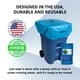 thumbnail image 4 of Funda para bote de basura Trash Smell Buster, biodegradable, 360 L, paquete de 3, 4 of 7