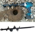 thumbnail image 3 of 9'' Planting Auger Spiral Hole Drill Bit For Garden Yard Earth Tool, 3 of 4
