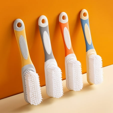 

Hesroicy Cleaning Brush Strong Flexibility Convenient Long-handled Shoes Brush Cleaning Tool for Home