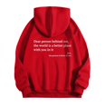 thumbnail image 3 of XIAOCHA Women's Hoodies Loose Back Letter Hooded Sweatshirts Fall Winter Cozy Warm Trendy Hoodies with Pocket, 3 of 4
