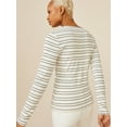 thumbnail image 7 of Free Assembly Women's Ribbed Crewneck Top with Long Sleeves, 7 of 7