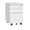 White, variant on Marcree 3 Drawer Mobile File Cabinet with Lock,Under Desk Metal Filing Cabinets for Home Office Organizer Letters/Legal/A4((Fully Assembled-Black)