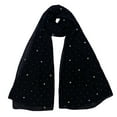 thumbnail image 2 of Sparkle Rhinestones Women's Chiffon Scarf Shawl Head Wrap Hijab Lightweight, 2 of 2