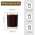 thumbnail image 2 of xianlin-2 Pack Shot Glass Measuring Cup Set,3 oz/90ML Liquid Heavy High Espresso Glass Cup,Dishwasher Safe,Perfect for Coffee,Cocktails and Kitchen Use (Red), 2 of 4