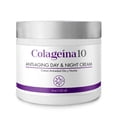 thumbnail image 1 of Colageina 10 Crema Antienvejecimiento de Día y Noche - Reduce la apariencia de líneas finas y arrugas con colágeno hidrolizado y ácido hialurónico - 4 oz (120 ml), 1 of 5