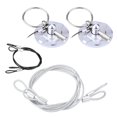 thumbnail image 3 of Herwey Qiilu Bonnet Pin Lock, 2 Pcs Universal Aluminum Bonnet Bonnet Pin Lock Appearance Kit, 3 of 8
