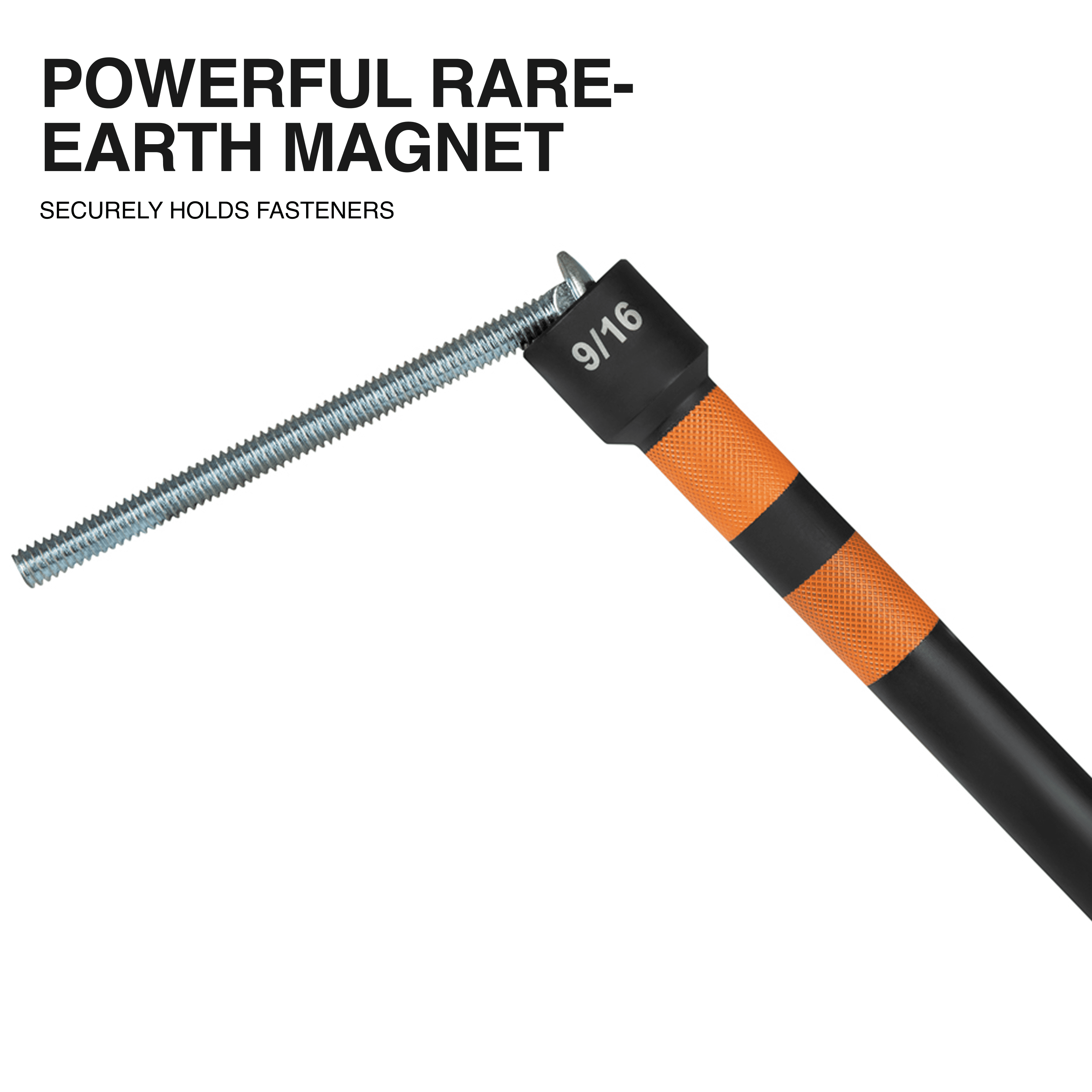Klein Tools 9/16-Inch Magnetic Color-Coded Power Nut Driver