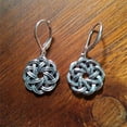 thumbnail image 4 of y Celtic knot alloy dangle earrings, 4 of 5