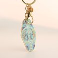 thumbnail image 2 of Illustrated Zodiac Keychain Signs Enamel Charm Unique Keyring Mini Pendants for Women, 2 of 5