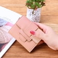 thumbnail image 4 of Visland Womens Short Wallet Small Lady Purse Trifold Short Wallet Vintage Card Holder Elegant Clutch Wallet, 4 of 8