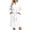 01_White, variant on HNMKIU Lightweight Waffle Kimono Robe for Women Long Sleeve Loungewear Soft Bathrobe Elegant Home Wear for Couples 01_Black,L