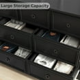 thumbnail image 3 of LGHM 10 Drawer Dresser for Bedroom, Dresser TV Stand, Chest of Drawers for Storage Clost Organization, Black, 3 of 7
