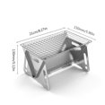 thumbnail image 3 of Burning Camp Stove BBQ Cooker/Portable Folding Backpacking Stove with Grill-Grid Stove for Outdoor, 3 of 8