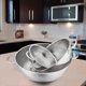 thumbnail image 4 of 3set Stainless Steel Colander , Microporous Colander Strainer for Drain Rinsing, 4 of 5