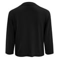 thumbnail image 4 of YDFCWXW Women's Thin Shrugs 3/4 Sleeve Lightweight Cropped Tops Open Front Cardigan for Dress Black, XL, 4 of 4