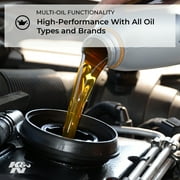 K&N Performance Oil Filter: 20,000 Mile Premium Engine Protection, Higher Oil Flow Rates, Compatible with All Oils, Optimized for Synthetic Oils, HP-4005
