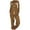 #1-Brown, variant on Patlollav Womens Plus Size Sleeveless Overalls Suspenders with Pockets Jumpsuit