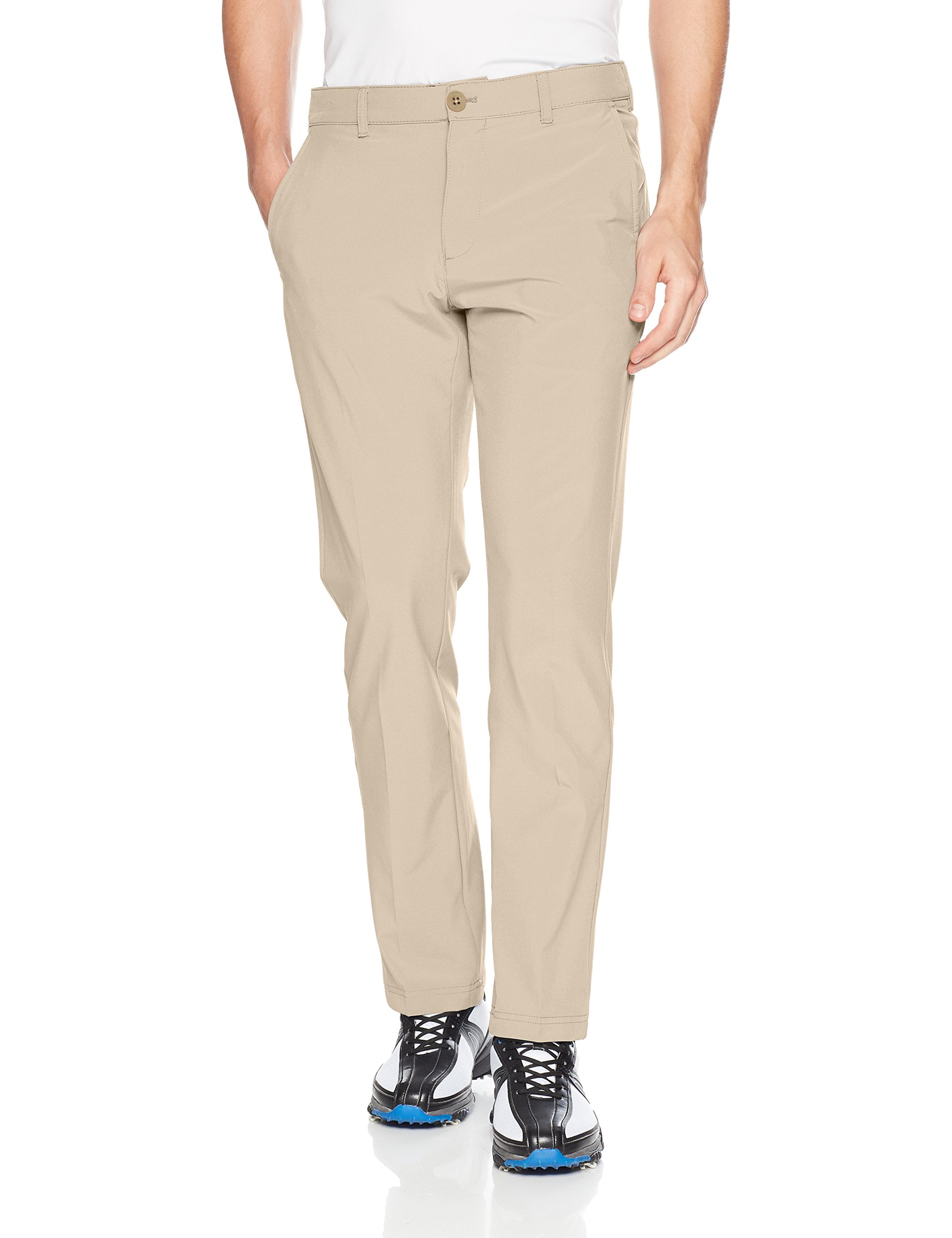 Mens Golf Pants Khaki 32x32 Swing Flex Slim-Fit Stretch 32 - Walmart ...