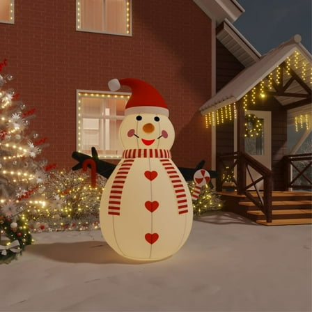 Casafoyer Inflatable Snowman with LEDs 98.4"