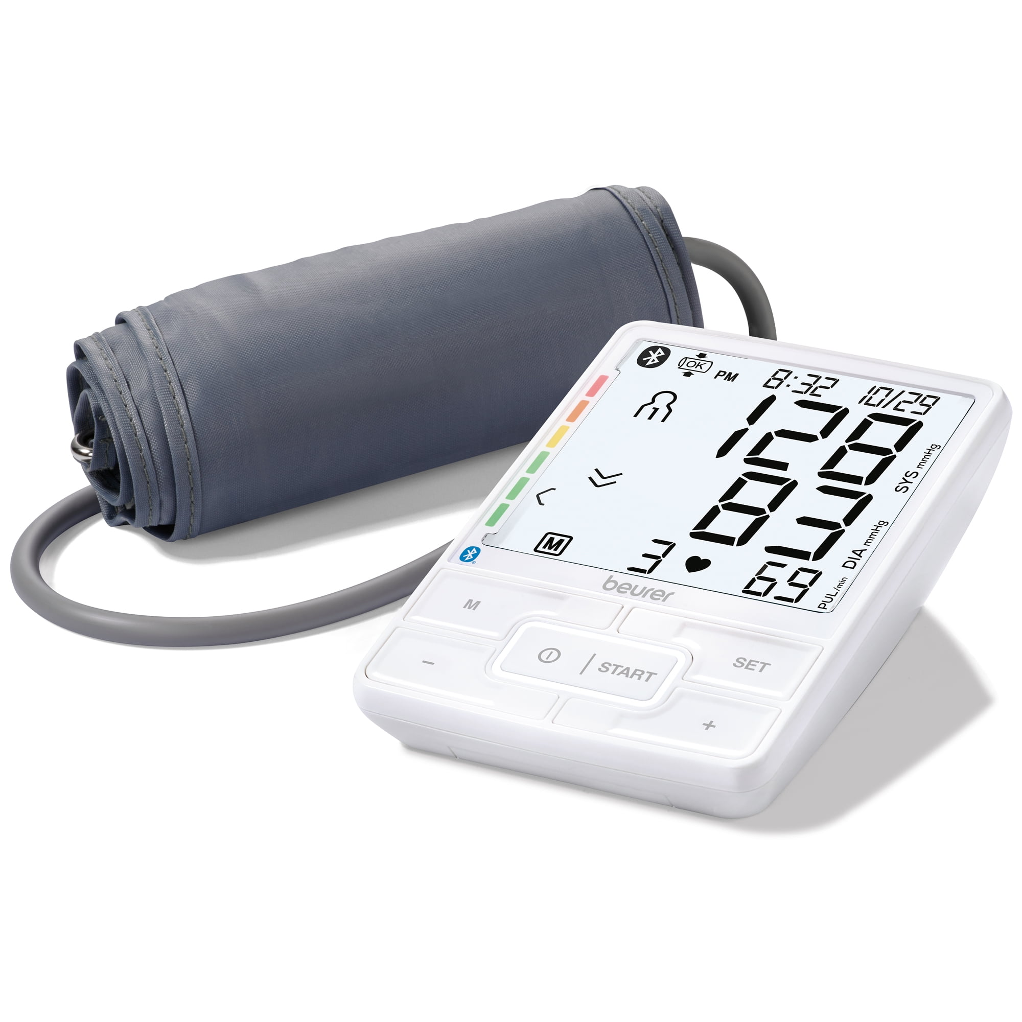Beurer Series 800 Smart Bluetooth Blood Pressure Arm Monitor, BM69W