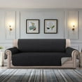 thumbnail image 5 of Btomtd Sofa Cover and Chair Cover Furniture Protector Slip Resistance Sofa Cover Cushion for Single Cushion Chairs for Home Daily Use - 106.29x66.92 inch, Black, 5 of 7