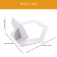 thumbnail image 2 of EXHUMKY White Floating Shelf for Bedroom Decor, PVC Wood Composite, 1 Set Wall Mounted Storage Display, 2 of 8