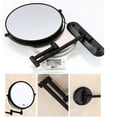 thumbnail image 4 of Makeup Vanity Mirror,Two-Sided Wall Mounted Beauty Mirror 3X Magnification Bathroom Mirror 360°Swivel Extendable Cosmetic Mirror,Black, 4 of 6