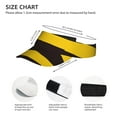 thumbnail image 4 of Gaeub Bee Stripe Sun Visor Hats with Empty Top and Adjustable, UV Protection for Golf Tennis Cycling Running, 4 of 8