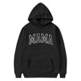 thumbnail image 3 of successthop Mama Hoodies Toddler Girls Boys Long Sleeve Hooded with Pockets Letter Printed Stylish Blouse Sizes 3-14, 3 of 3