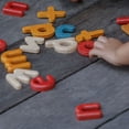 thumbnail image 2 of PlanToys® Lower Case Alphabet Wooden Learning Set for Kids Ages 3+ | Montessori Educational Resource for Literacy, Letter Recognition & Spelling | Eco-Friendly Early Language Development Tool, 2 of 6