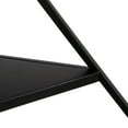thumbnail image 4 of Kate and Laurel Melora Modern Glam Corner Shelf, 24 x 17 x 38, Black, Contemporary Floating Corner Shelving with Four Shelves for Living Room Decor and Storage, 4 of 9