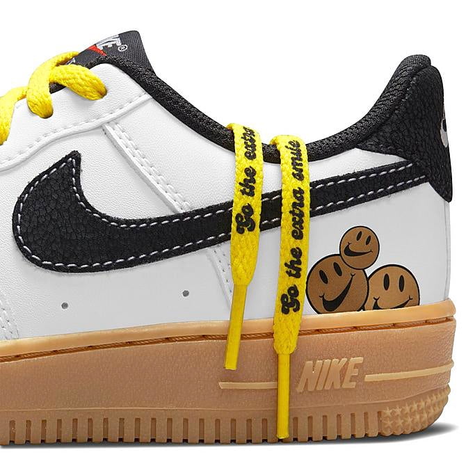  Nike Toddler's Force 1 LV8 White/Anthracite-Yellow Strike  (DO5863 100) - 4 : Clothing, Shoes & Jewelry