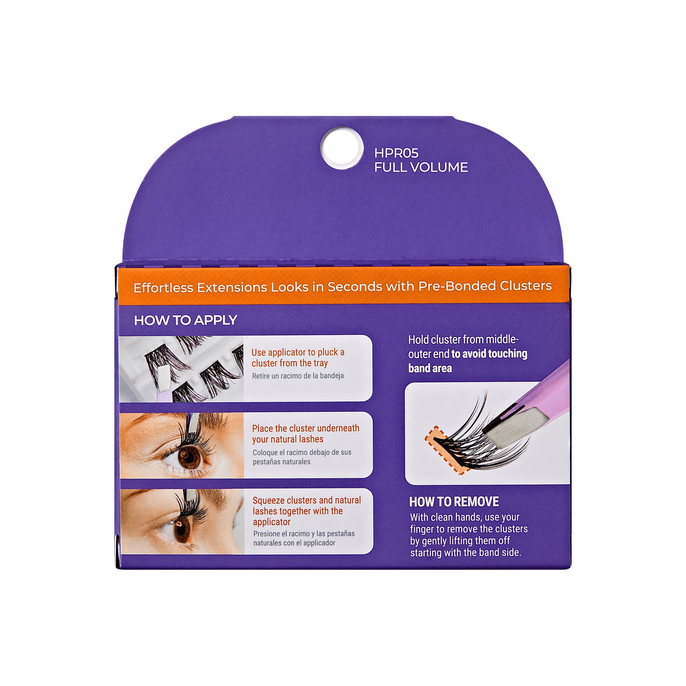KISS Halloween Limited Edition Press-On Lash Extensions, Full Volume, 9 Pcs.