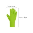 thumbnail image 4 of 3 Pairs UV Glove for Gel Nail Lamp Professional UV Protection Gloves for Manicures Nail Art Skin Care Fingerless Anti UV Sun Glove, 4 of 5