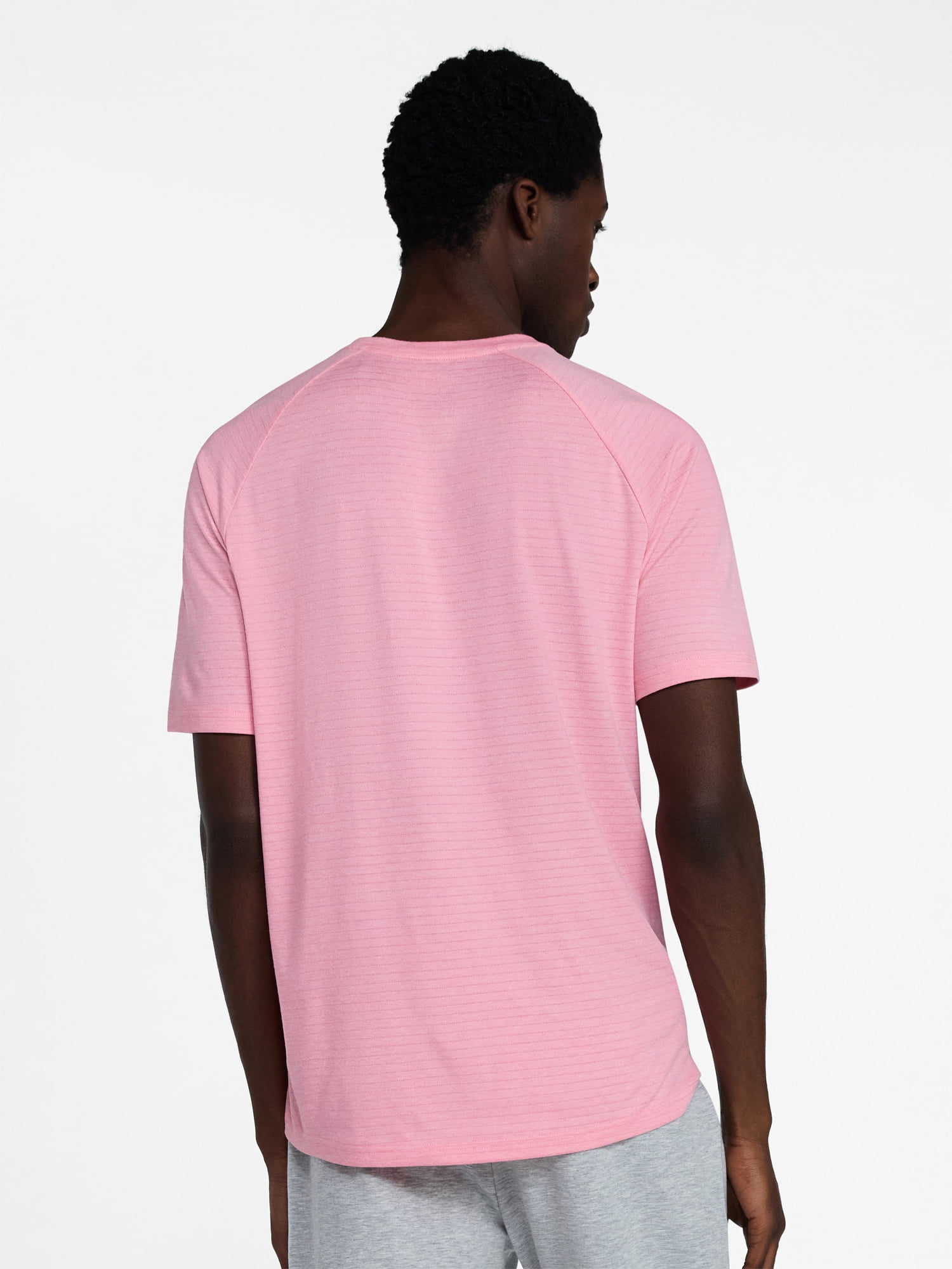 Athletic Works Men's and Big Men's Stripe Jersey Tee with Short Sleeves, Sizes XS-4XLT