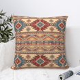 thumbnail image 6 of Rateoe Traditional Tribal Aztec Pattern Throw Pillow Cover Premium Pillow Stuffer Sham Square for Decorative Cushion Bed Couch Sofa(Pillow insert not included), 6 of 8